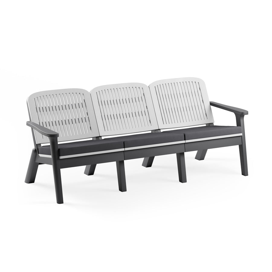 Silva II Triple Modular Upholstered Seating Set
