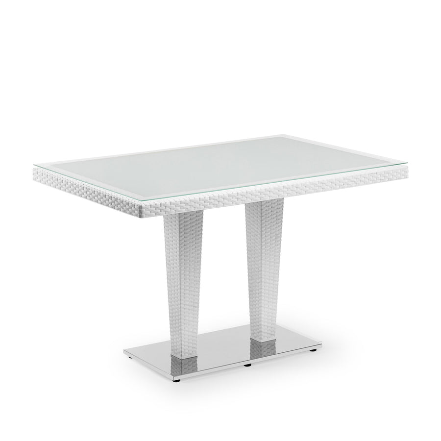 Antares Table with Chrome Leg — 80×120 cm