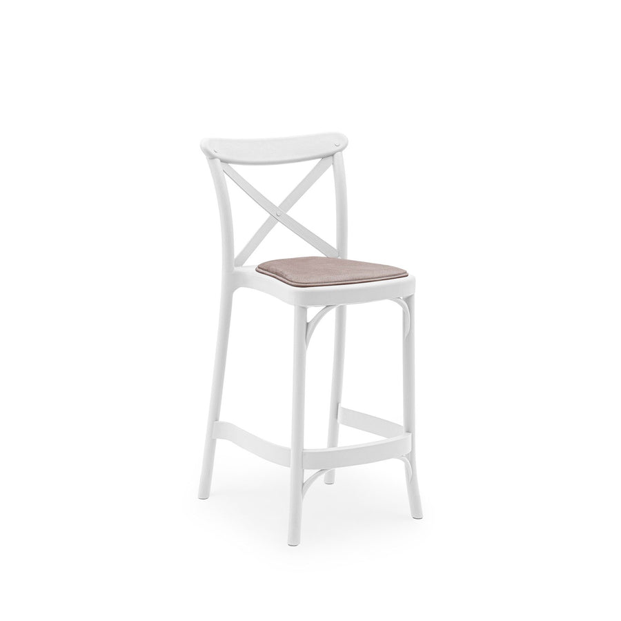 Capri Pad Upholstered Bar Chair — 65 cm