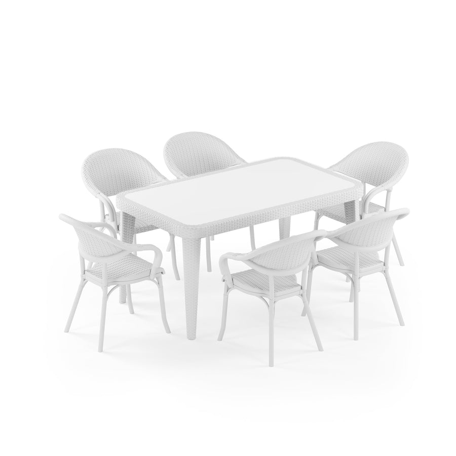 Coconut Grove 6-Seat Dining Set