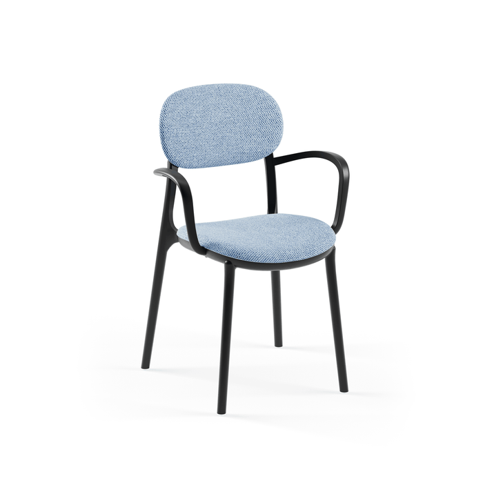 Duo Pad Upholstered Stackable Armchair