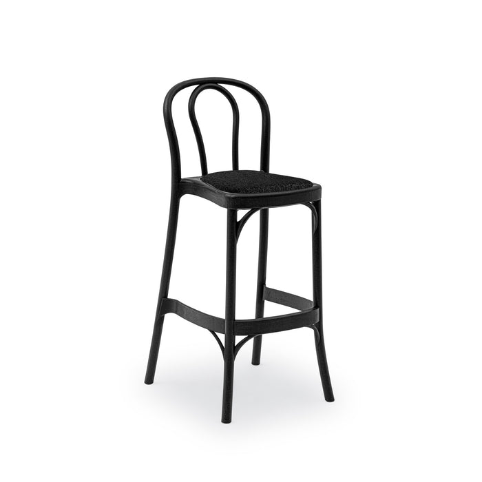 Sozo Pad Stackable Upholstered Bar Chair — 75 cm