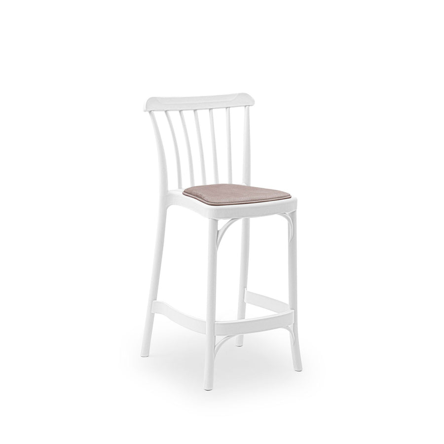 Gozo Pad Stackable Upholstered Bar Chair — 65 cm