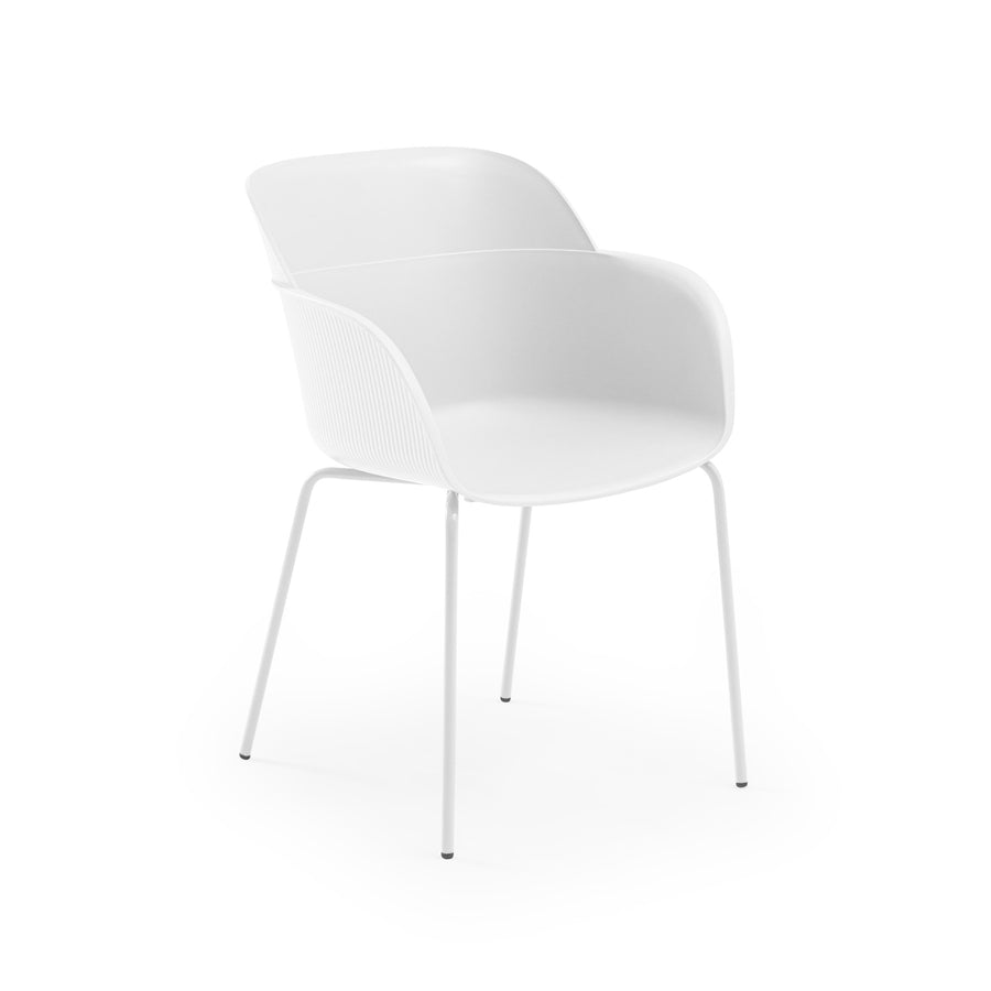WHITE PAINTED METAL