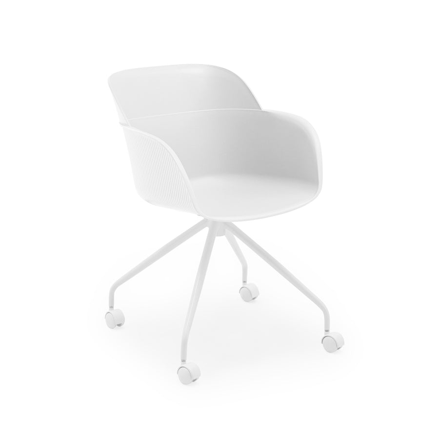 WHITE PAINTED METAL