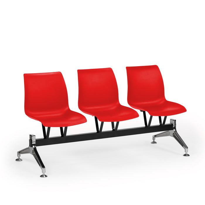 Laser-X3 Waiting Chair — 3 Plastic Seats