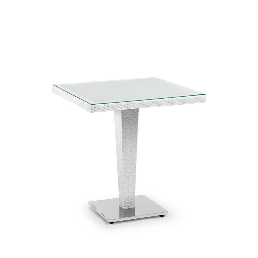Antares Chrome-Leg Table — 70×70 cm