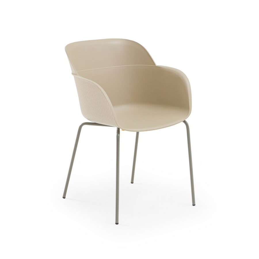 BEIGE PAINTED METAL