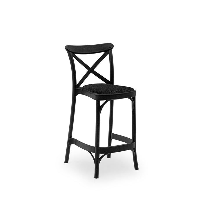 Capri Pad Upholstered Bar Chair — 65 cm