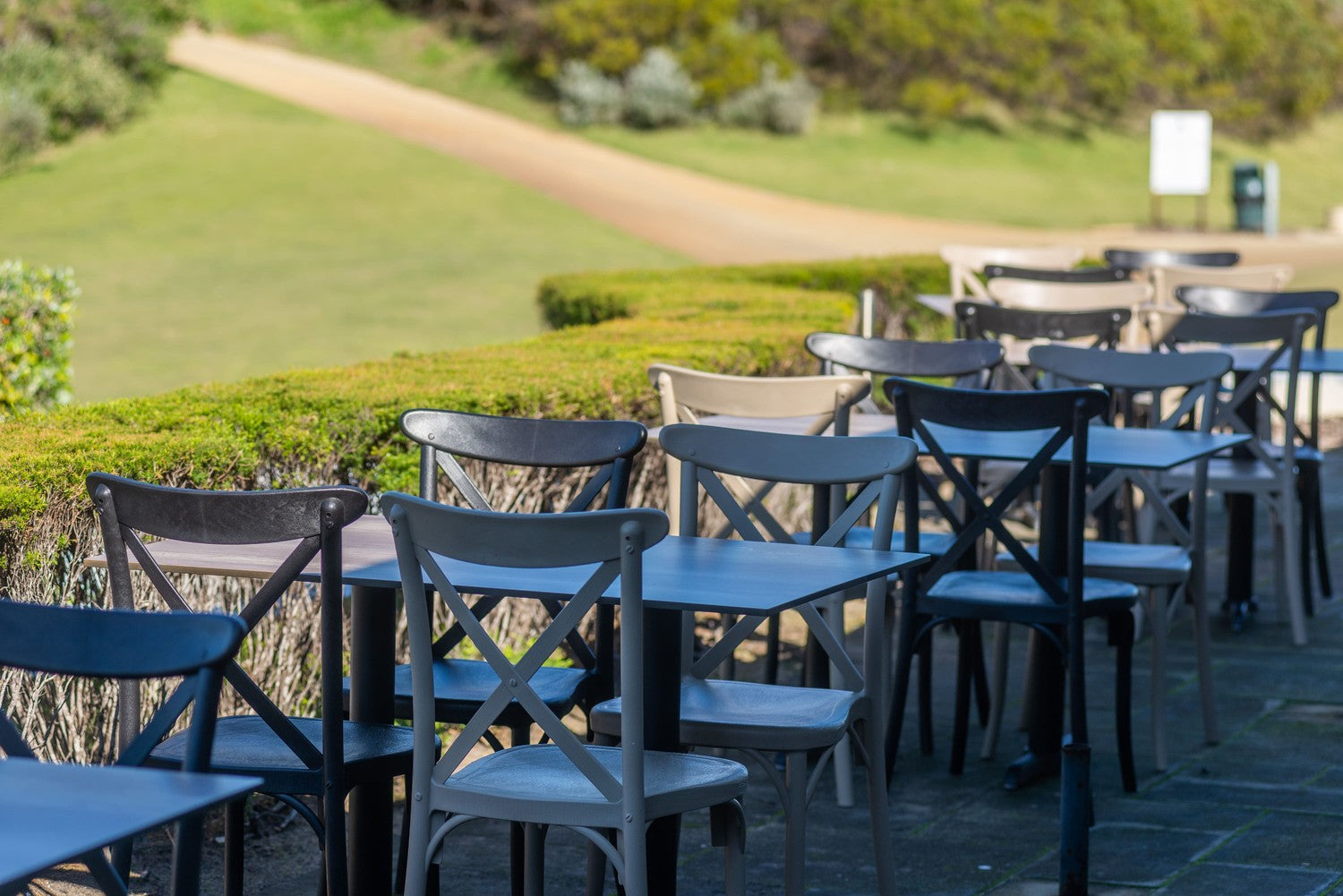 The Cut Golf Course — clubhouse terrace
